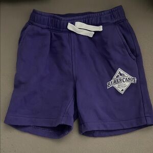 Roots Beaver Canoe Purple Shorts 5T